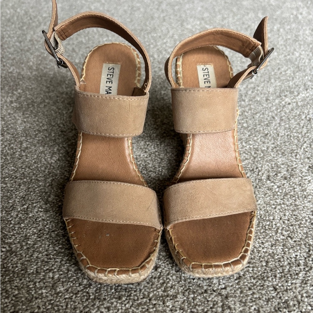 Steve Madden Brown Espadrille Sandals